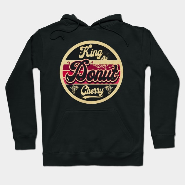 King Donut Cherry Hoodie by CTShirts